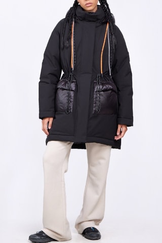 Parka reversible y chaleco Tracy - Negro