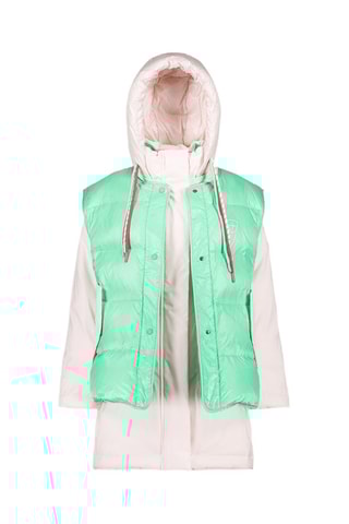 Parka reversible y chaleco Tracy - Rosa
