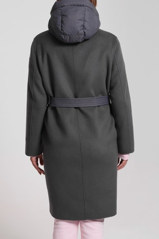 Abrigo de lana Aurelia - Antracita