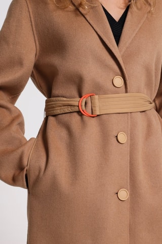 Abrigo de lana Aurelia - Beige