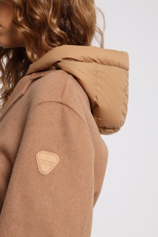 Abrigo de lana Aurelia - Beige