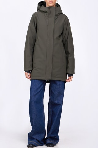 Parka con capucha Christine - Caqui