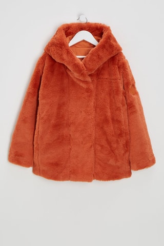 Chaqueta con capucha Fortuna - Naranja