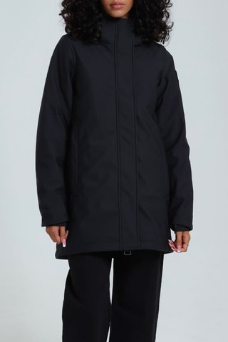 Chaqueta con capucha Christina - Negro