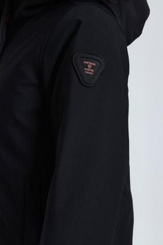 Chaqueta con capucha Christina - Negro