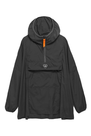 Cortavientos con capucha Little Titi - Negro