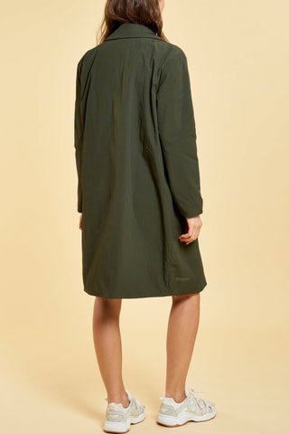 Chaqueta larga Esterina - Verde oscuro