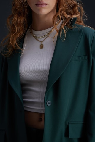 Chaqueta unisex Camelia - Verde oscuro