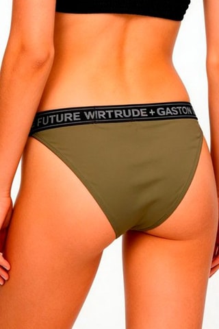 Braga de bikini Devina - Caqui y negro