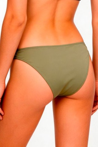 Bas de maillot Kamila - Kaki et orange