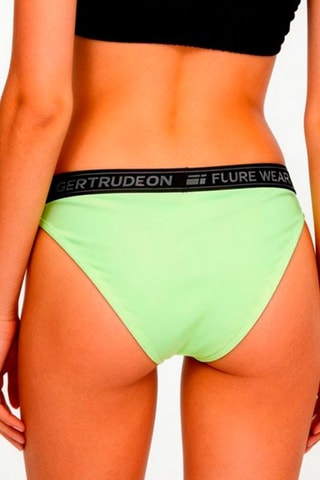 Braga de bikini Devina - Verde claro y negro