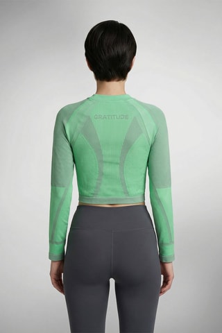 Top Clyde - Verde y gris claro