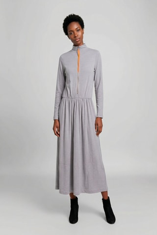 Vestido midi Morgane - Gris claro