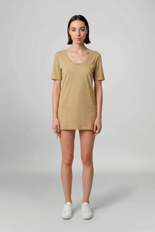Vestido camiseta Emily - Beige