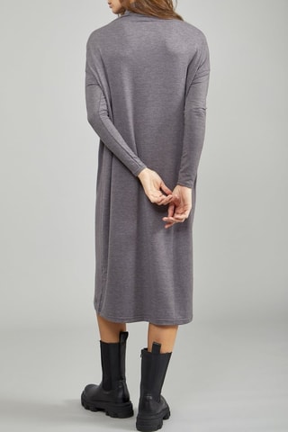 Vestido recto Géraldine - Antracita