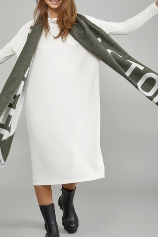 Vestido recto Géraldine - Blanco