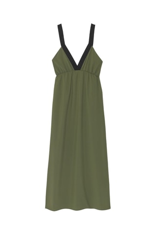 Vestido Philomène - Caqui