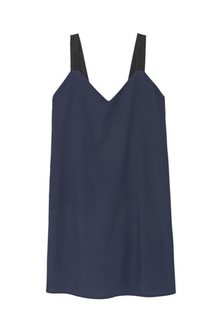 Vestido recto Lola - Azul marino