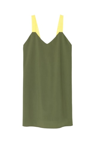 Vestido recto Lola - Caqui