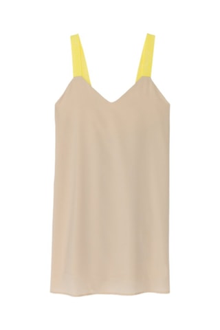 Vestido recto Lola - Beige