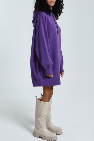 Vestido sudadera Safia - Violeta