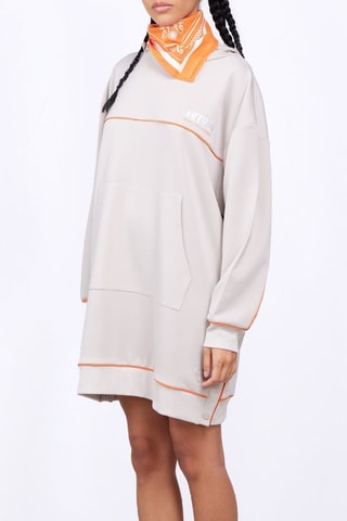 Vestido sudadera Gloria - Gris claro