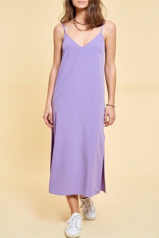 Vestido recto Maya - Malva