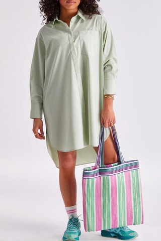 Vestido camisero Ama - Verde claro