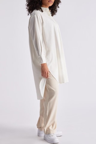 Vestido camisero Ama - Blanco