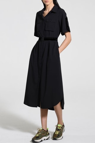 Vestido camisero Vera - Negro