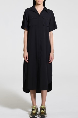 Vestido camisero Vera - Negro