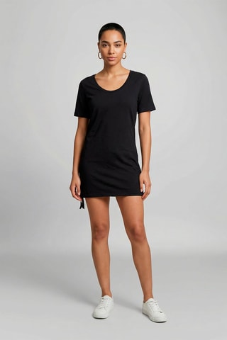Vestido camiseta Emily - Negro