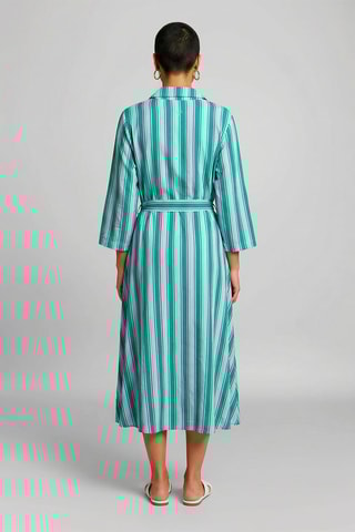 Vestido camisero Helene - Turquesa