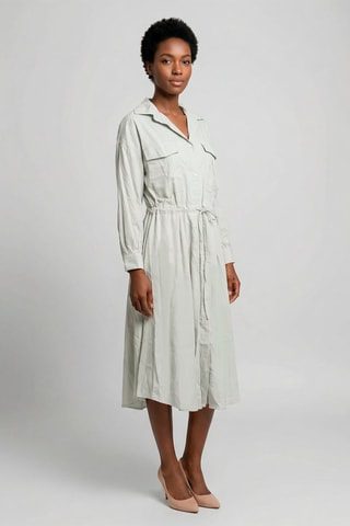 Vestido recto Karine - Gris claro