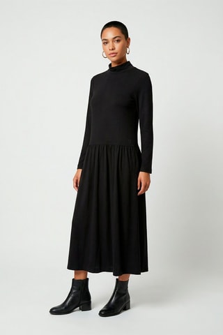 Vestido recto Morgane - Negro