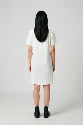 Vestido camiseta Emily - Blanco