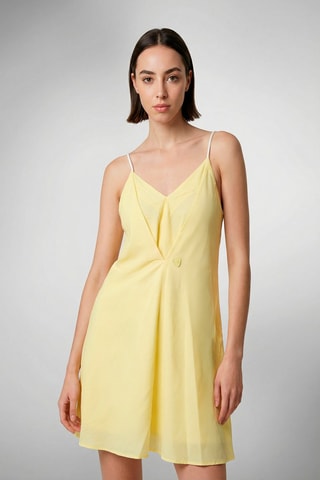 Vestido trapecio Imae - Amarillo