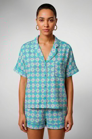 Camisa Giulieta - Turquesa