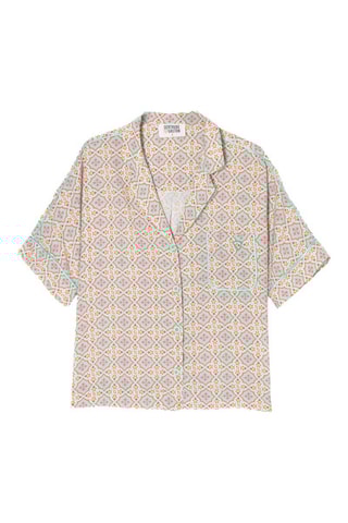 Camisa Giulieta - Beige y rosa