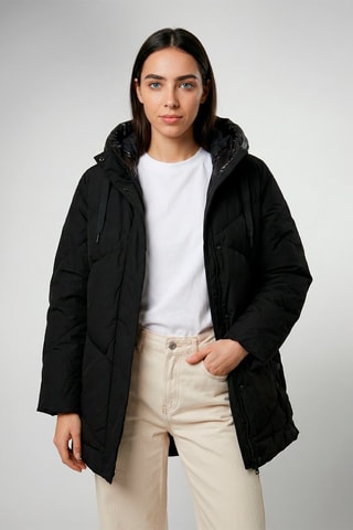 Anorak con capucha Marinette - Negro