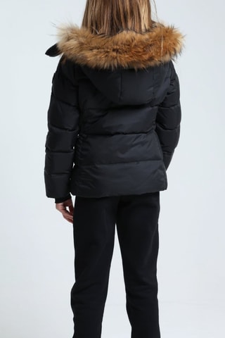 Anorak con capucha Little Olga - Negro