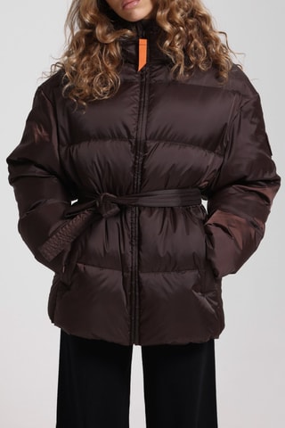 Anorak con capucha unisex Mika - Marrón