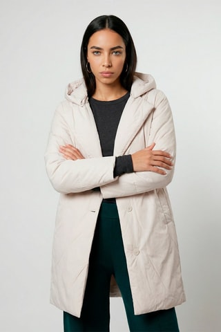 Anorak con capucha Esther - Crudo