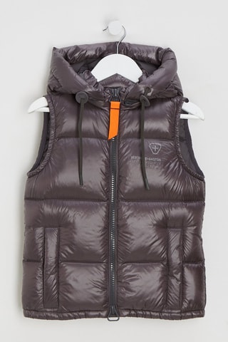 Chaleco con capucha Cesar - Antracita