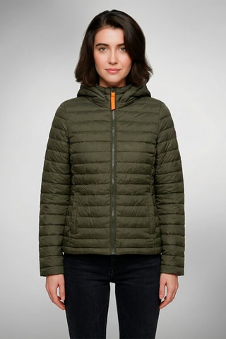 Anorak con capucha Françoise - Caqui