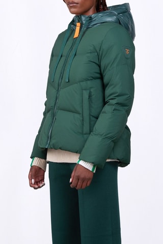 Anorak con capucha Leslie - Verde oscuro