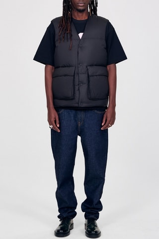 Chaleco unisex Joseph - Negro