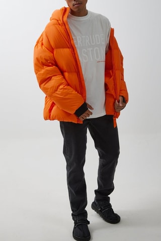 Anorak con capucha unisex Mika - Naranja