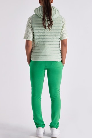 Chaleco con capucha Romane - Verde claro