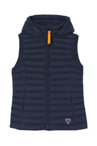 Chaleco con capucha Romane - Azul noche